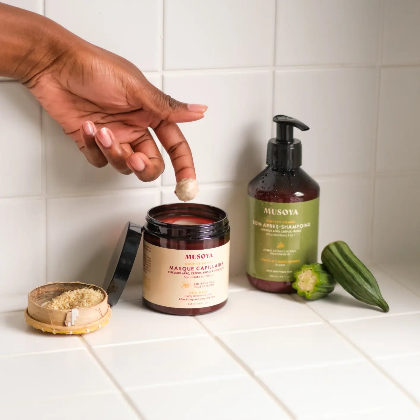 Soins cheveux crépus / frisés