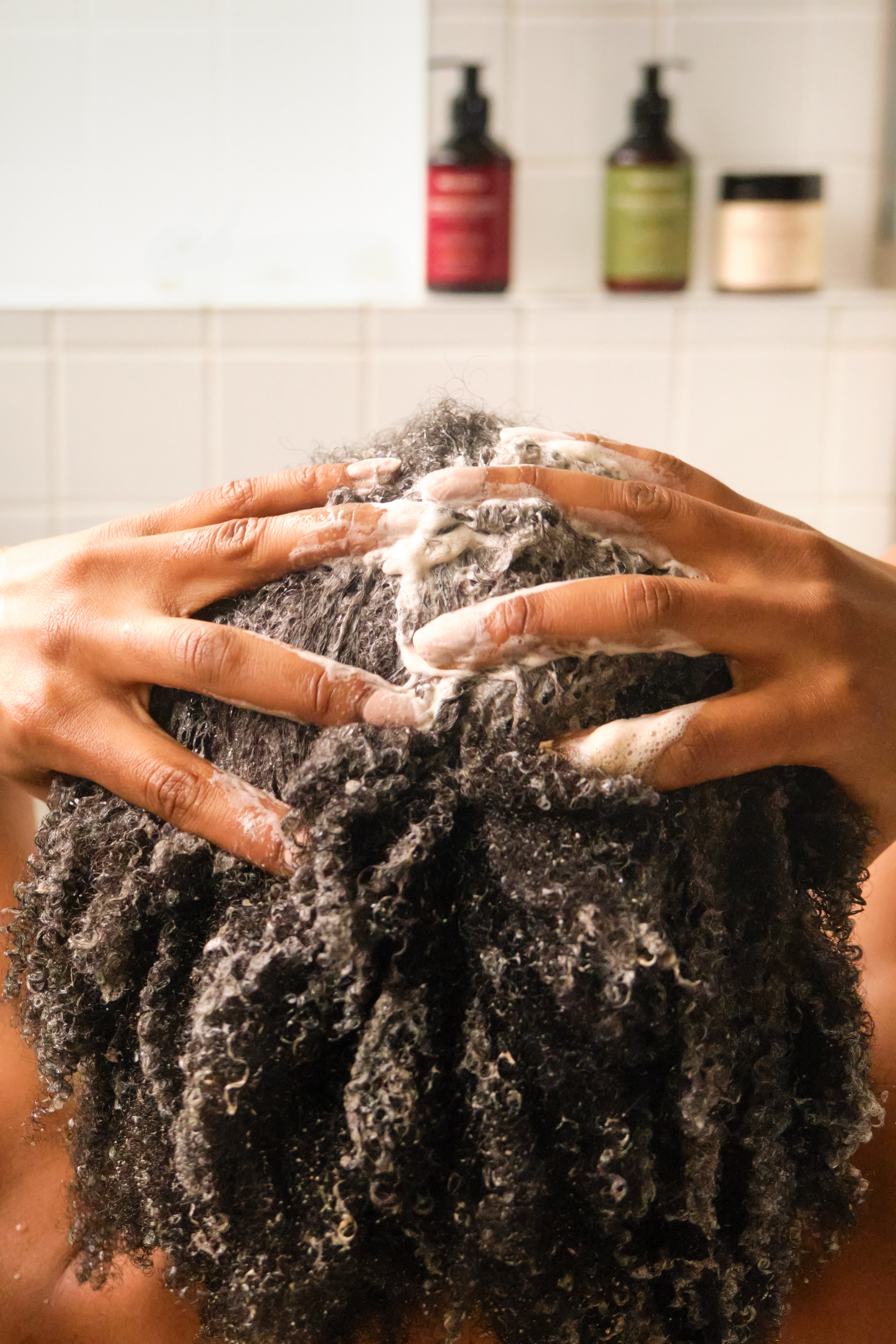 Cheveux Afros Shampoing